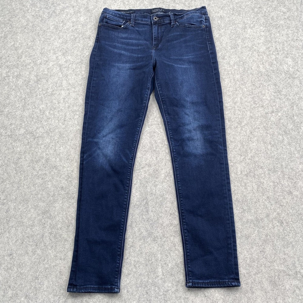 Lucky Brand Brooke Jegging Jeans Womens 12 (30x27) Blue Dark Wash Stretch Denim